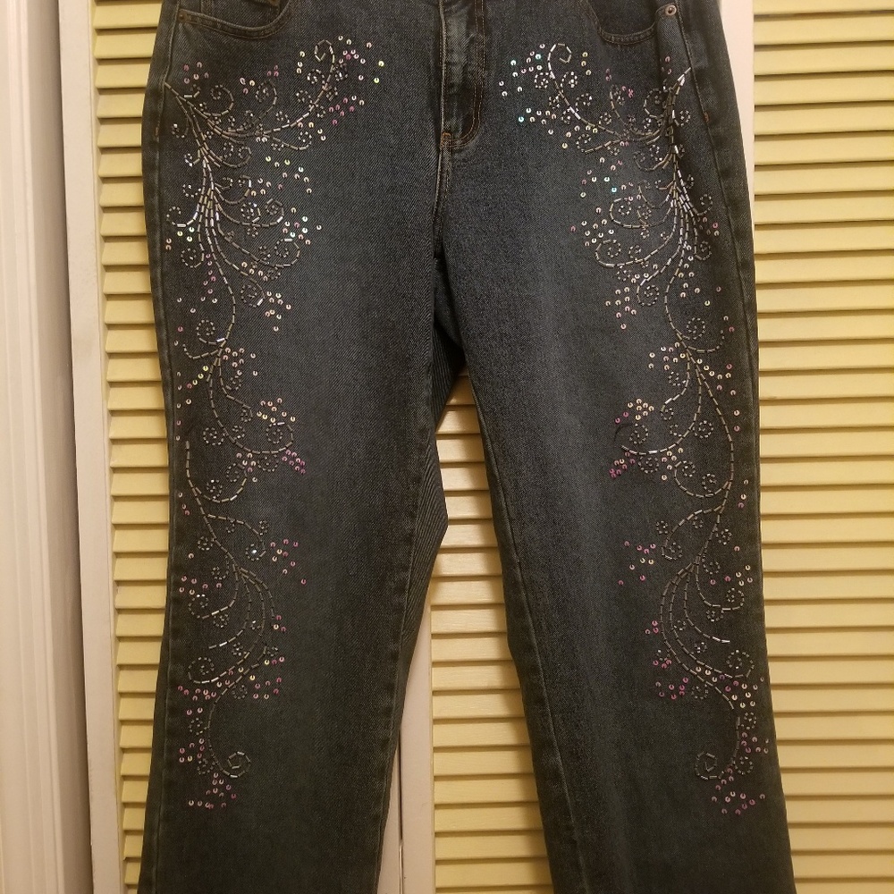 Sequin Jeans